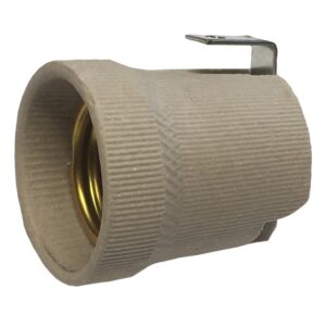 Патрон керамічний Е27 з лапкою TNSy