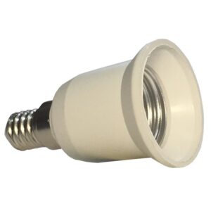 Перехідник Е14/E27 (метал / пластик) TNSy