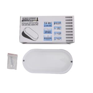 Світильник LED Oval Ceiling 12W-230V-960L-6500K-IP65 TNSy
