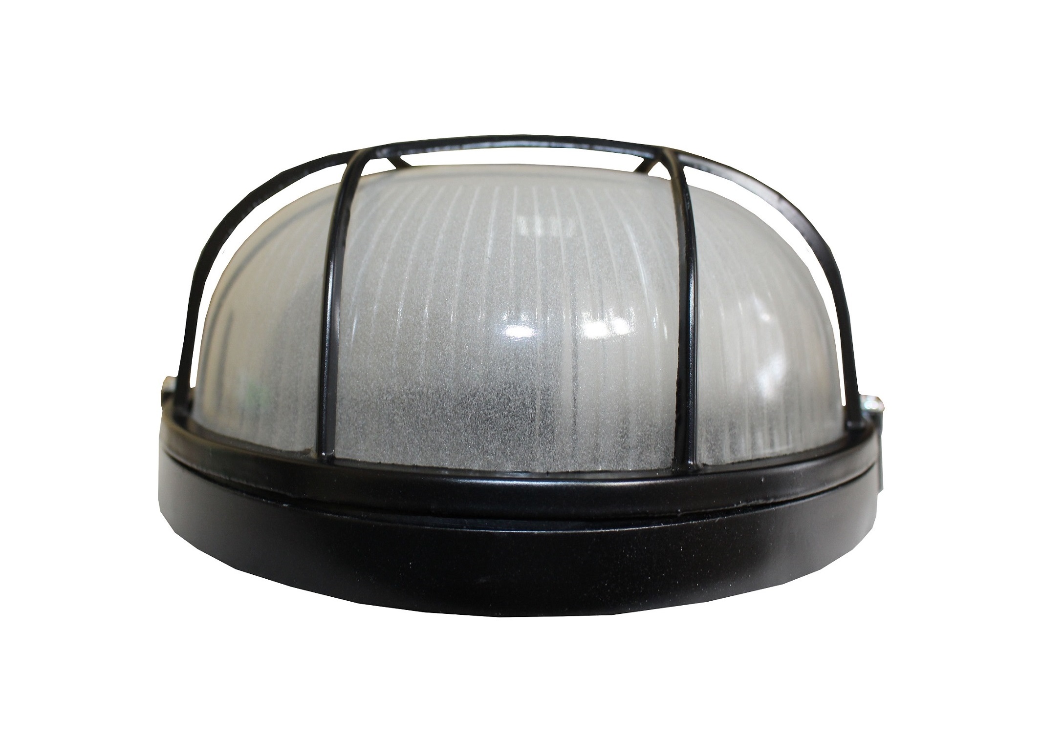 Світильник НПП1302-60W-E27-IP65 коло чорний з решіткою TNSy — изображение 5