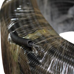 Трубка гофрована PPнг 6,8/10мм  розрізна автомобільна (100 м) TNSy