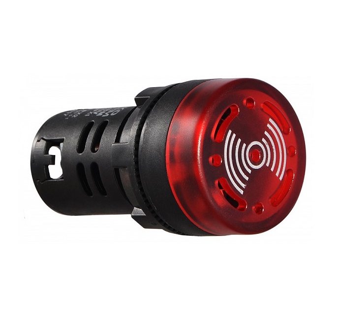 Зумер AD22SM 230В АC червоний TNSy