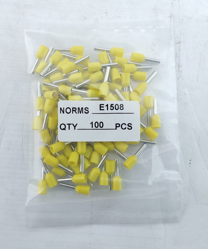 Наконечник гільза Е1508 1,5мм2 жовтий TNSy — изображение 6