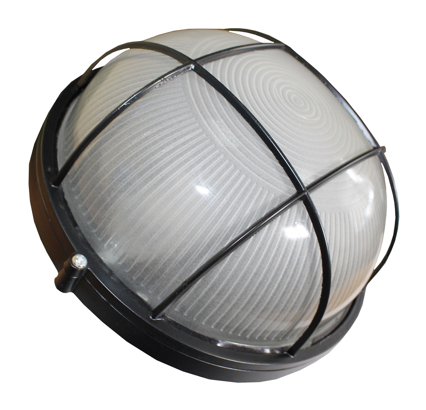 Світильник НПП1102-100W-E27-IP65 коло чорний з решіткою TNSy — изображение 8