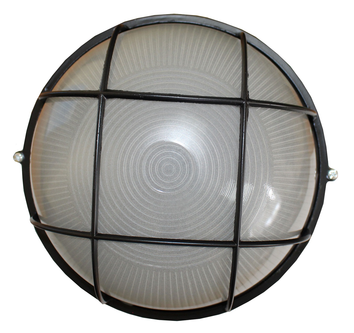 Світильник НПП1102-100W-E27-IP65 коло чорний з решіткою TNSy — изображение 10