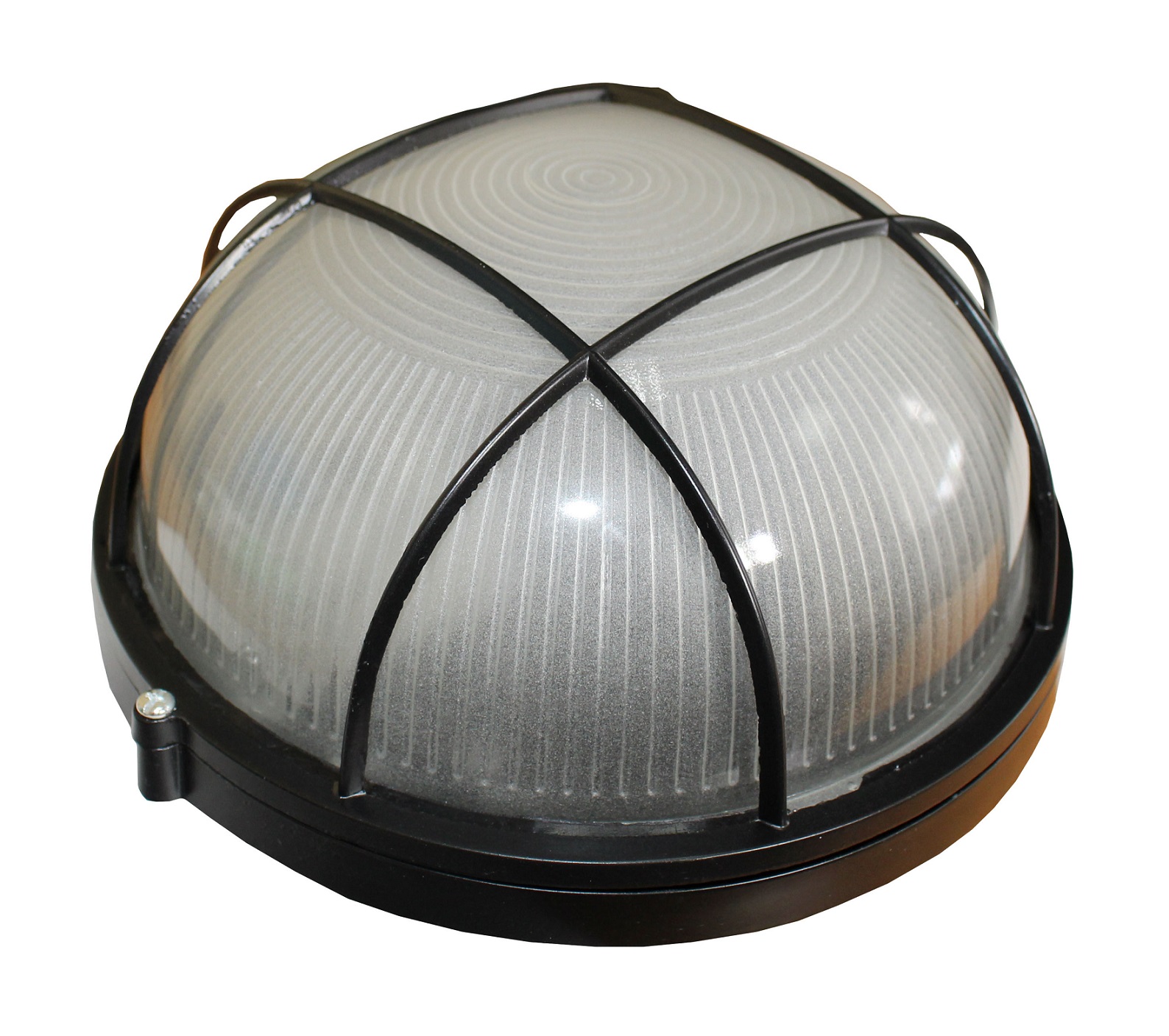 Світильник НПП1102-100W-E27-IP65 коло чорний з решіткою TNSy — изображение 6