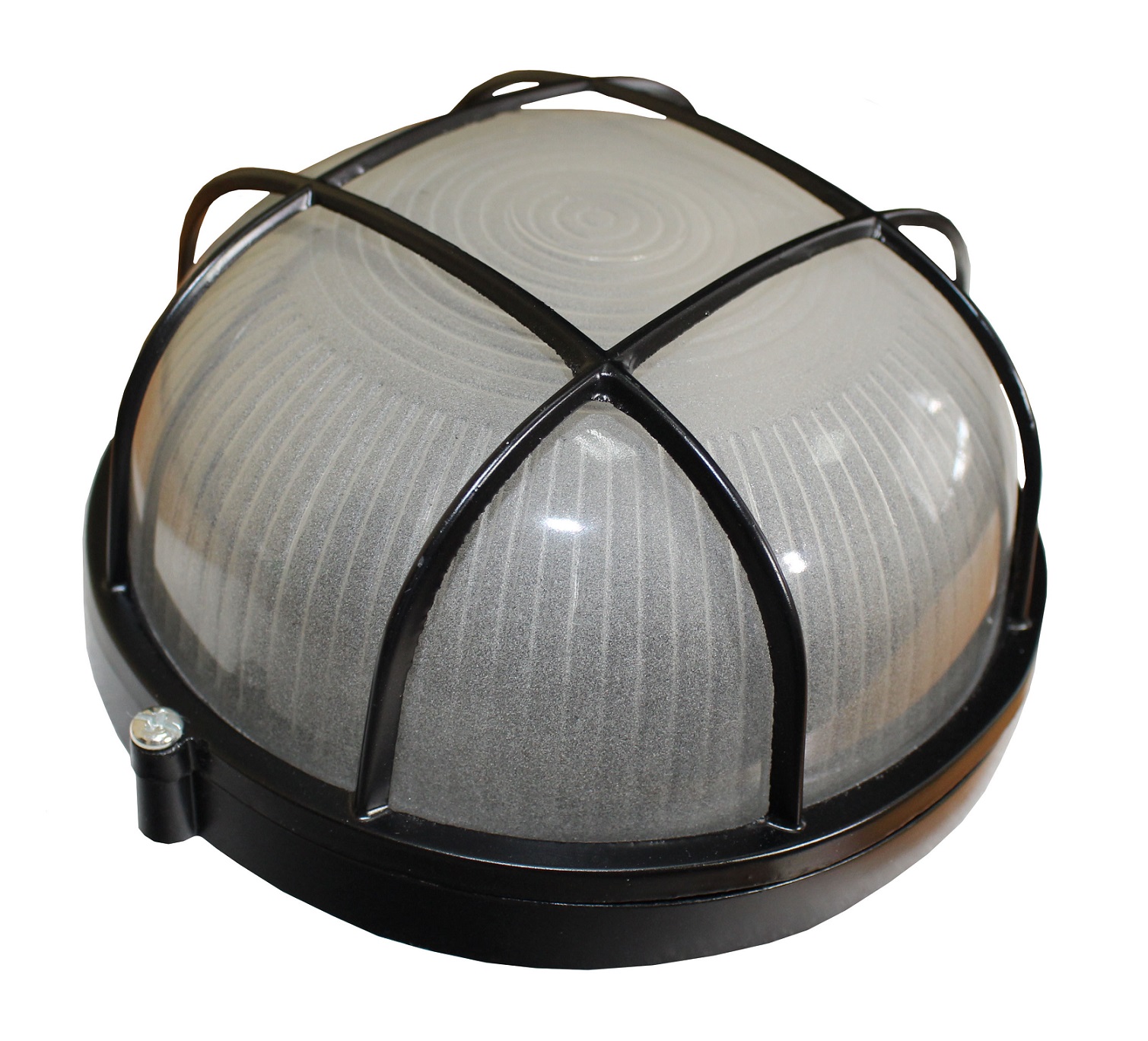 Світильник НПП1302-60W-E27-IP65 коло чорний з решіткою TNSy — изображение 9