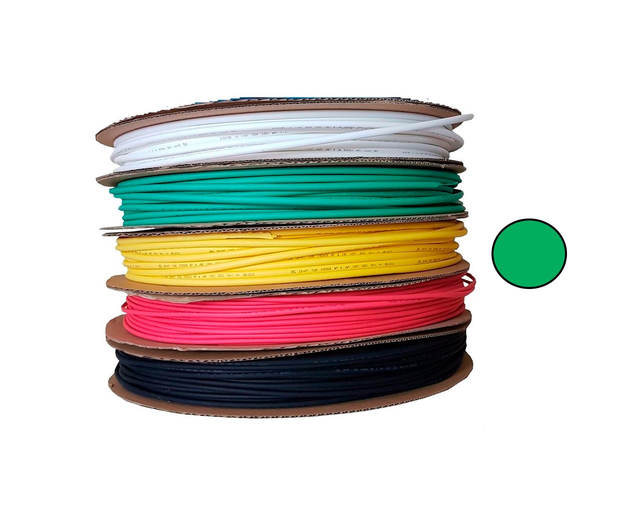 Термоусаджувальна трубка ТТ2х1 30/15 зелена TNSy — изображение 2