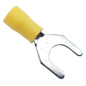 Наконечник вилка з ізоляцією SV5,5-8 (4-6/8) жовтий TNSy